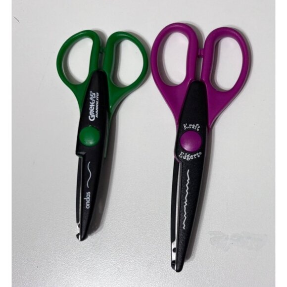 Paper Edgers Decorative Edge Scissors Scrapbooking Lot of 10 Fiskars Provo Craft - Picture 2 of 6